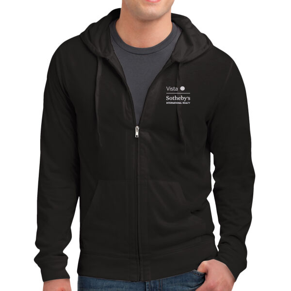   - Young Mens Lightweight Jersey Full Zip Hoodie Thumbnail
