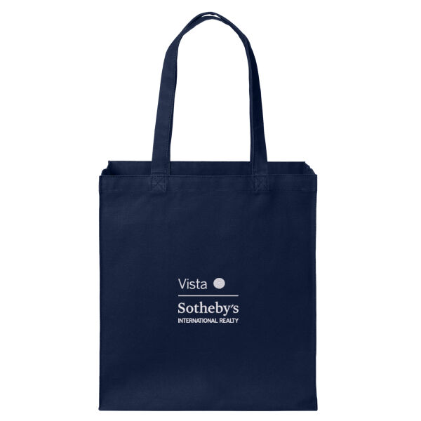   - Cotton Canvas Over the Shoulder Tote Thumbnail